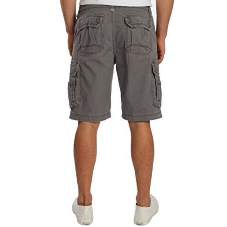 UNIONBAY Men's Midweight Flex Waist Cargo Shorts - Durable Outdoor Adventure Shorts with Multiple Pockets