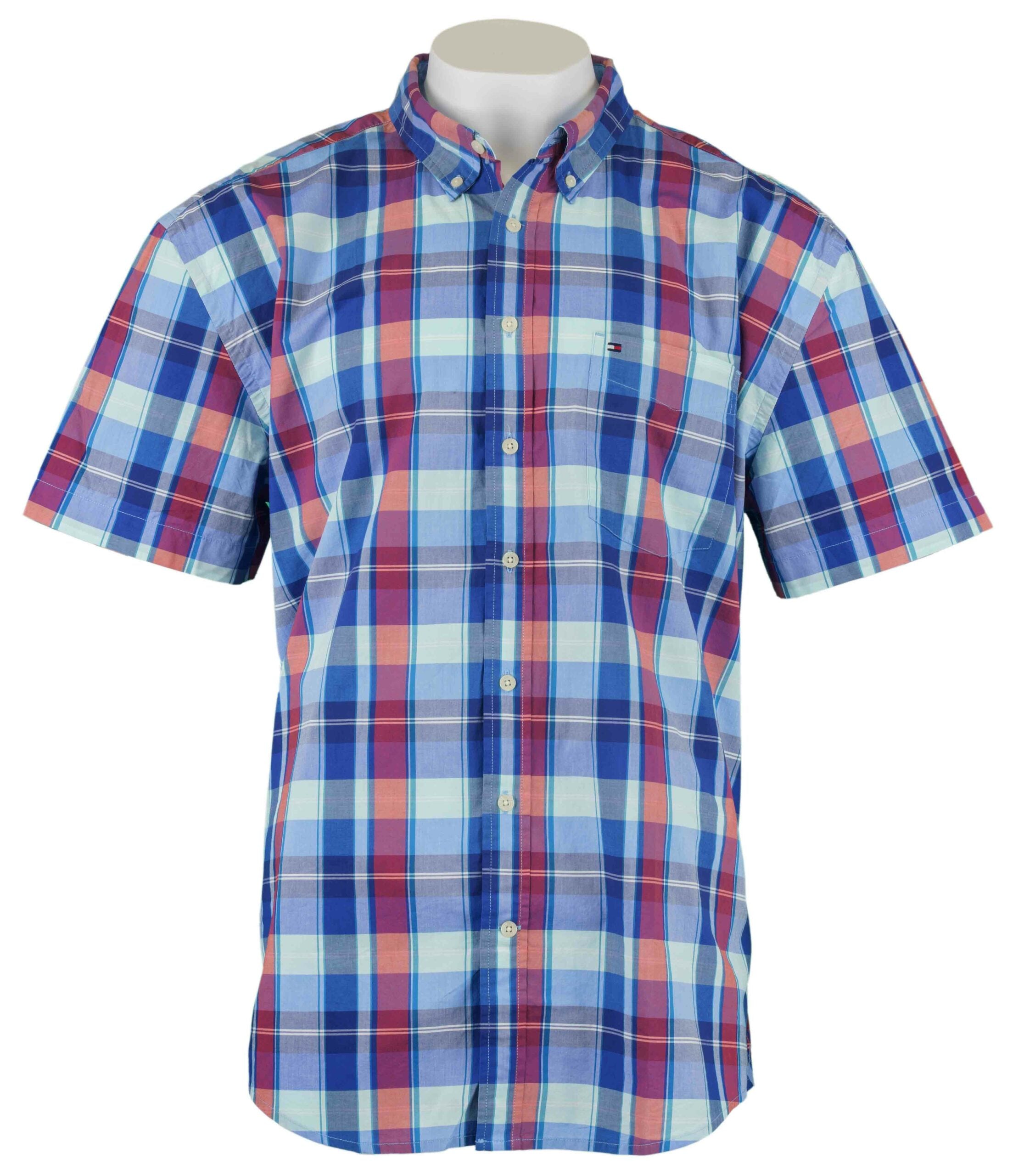 Tommy Hilfiger Men's Classic Fit Dress Shirt (Blue Depths, XX-Large)