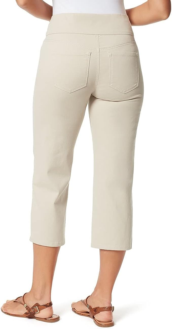 Gloria Vanderbilt Women's Pull-On Crop Pant