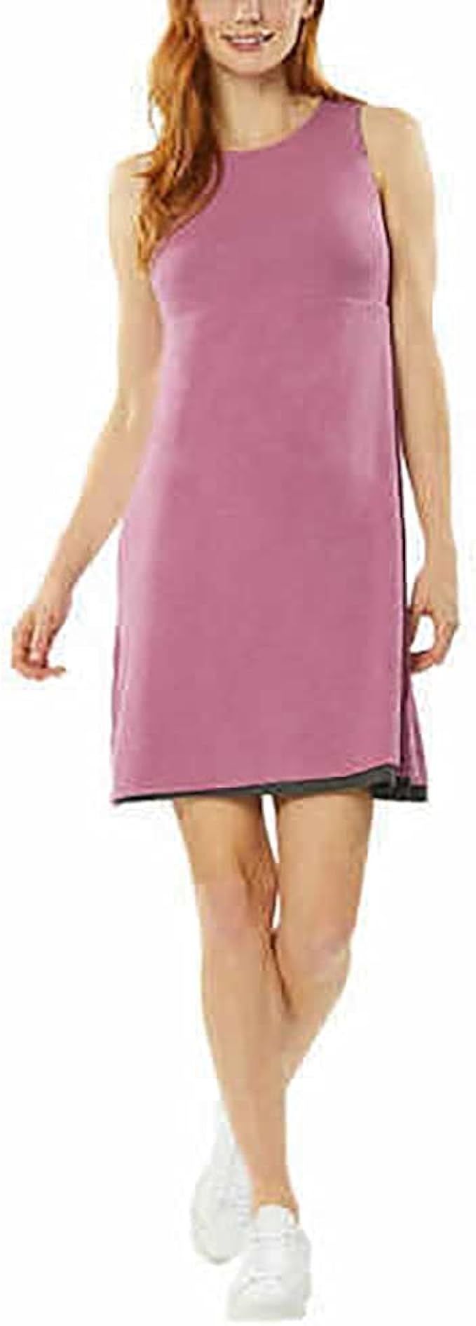 32 DEGREES Women's Reversible Dress (HT.Pink & HT.Charcoal, Small)