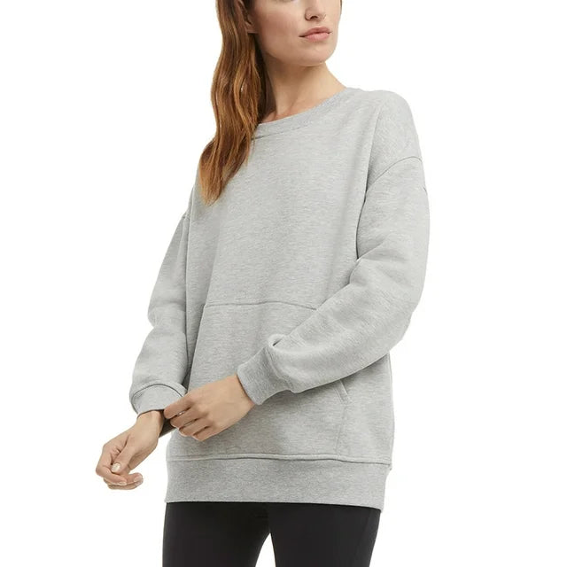 Danskin Women's Oversized Crewneck