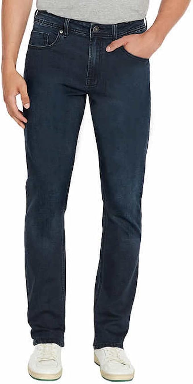 Buffalo Men's Jeans Jackson-x Straight Stretch Extensible (Dark Wash, 42W x 30L)
