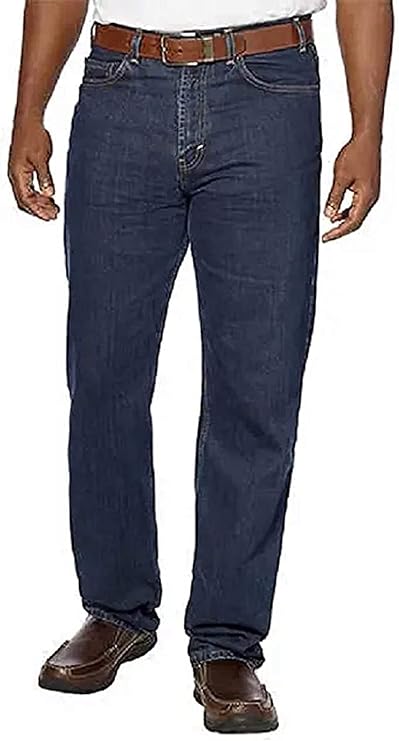 Kirkland Signature Men's 5-Pocket Jeans (Blue Denim, 38W x 32L)
