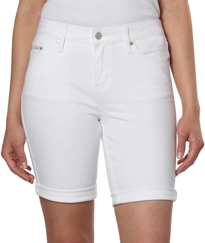 Calvin Klein Ladies' Bermuda Short - White - 4
