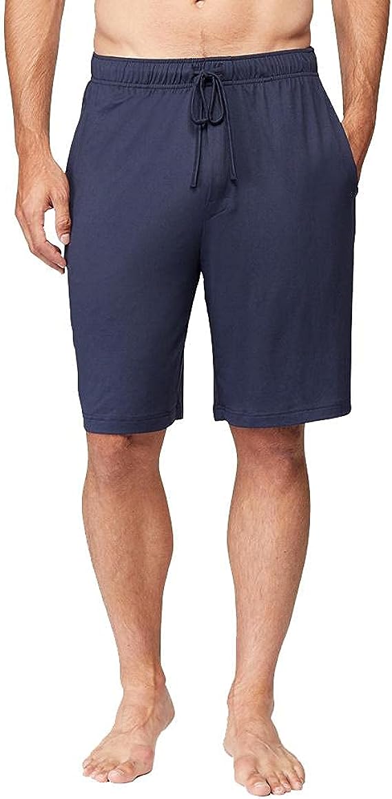32 Degrees Cool Mens French Terry Shorts (Navy, Medium)