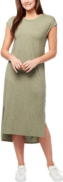 Jessica Simpson Women's Midi Dress (Green,XXL)