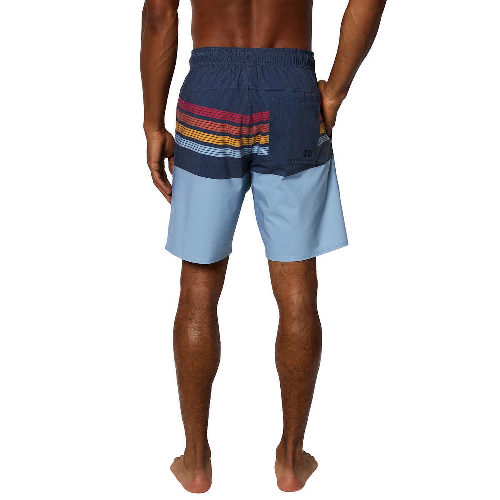 Hang Ten Men's Quick-Dry Stretch Swim Shorts - Stylish and Comfortable Swimwear