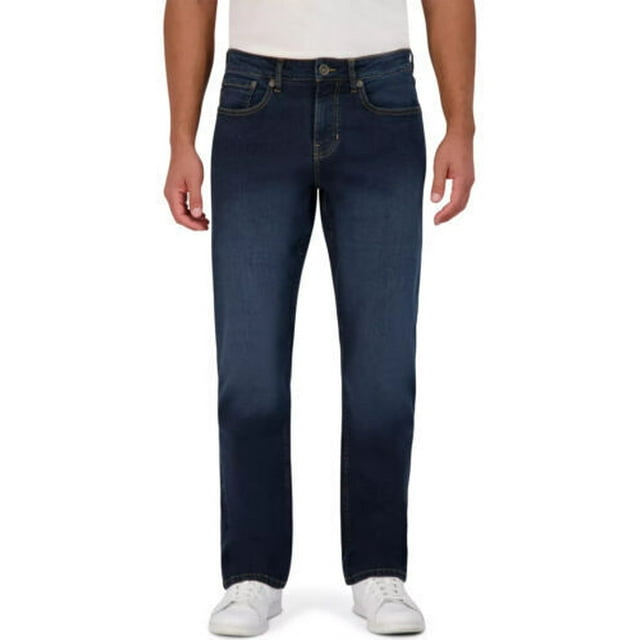 Men's Straight Fit Jeans with Freedom Stretch Technology - Comfortable and Stylish