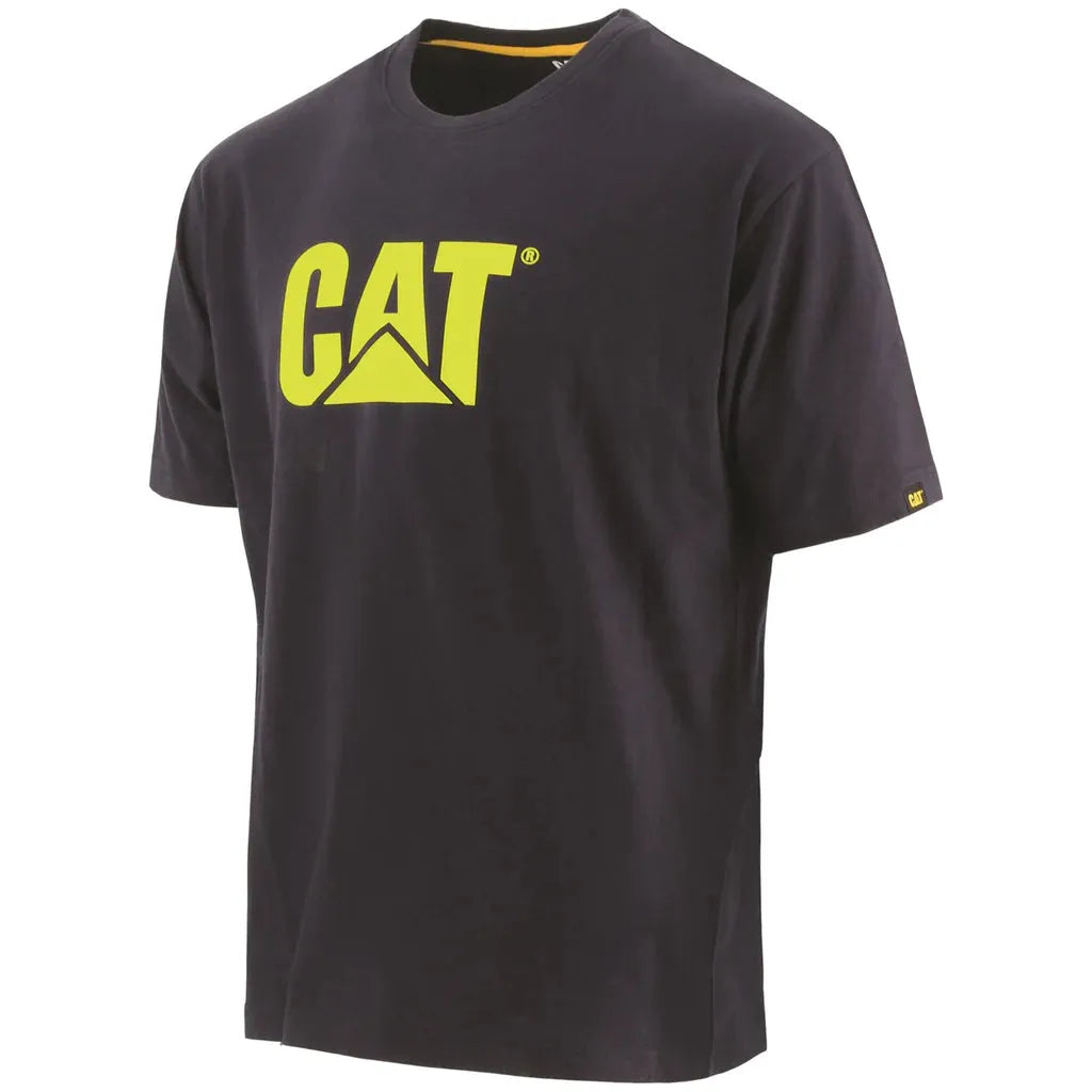 Caterpillar CAT Men's Logo Workwear Tee - Durable Cotton Shirt with Moisture-Wicking Fabric
