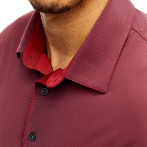 Greg Norman Play Dry ML75 Golf Polo Shirt - Performance and Style, Moisture-Wicking, Stretch Fabric, Men's Golf Apparel