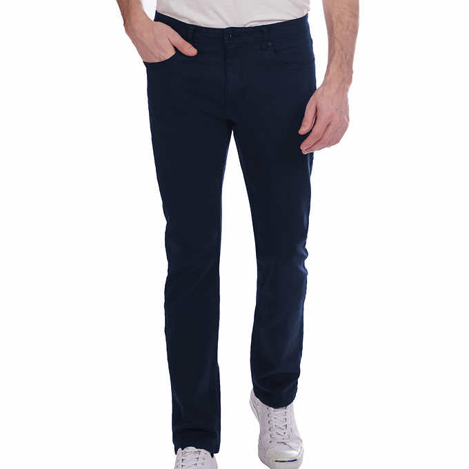 Jachs Men’s 5 Pocket Stretch Pant (Blue, 40W x 30L)