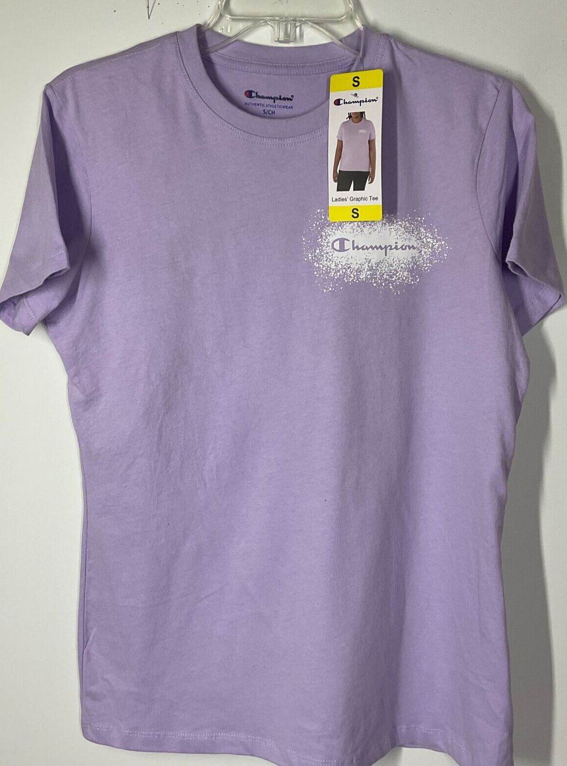 Champion Ladies' Short Sleeve Graphic Tee (Urban Lilac, Small)