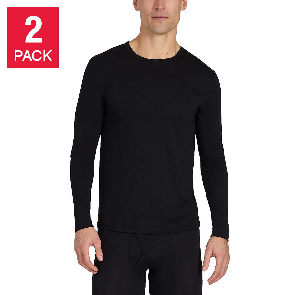 32 Degrees Men's Heat Long Sleeve Tee 2-Pack - All-Season Comfort & Style