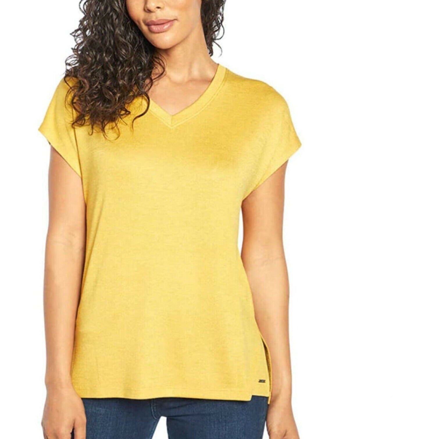 Stylish and comfortable Orvis Women's V-Neck Tunic Knit Top - perfect for any occasion!
