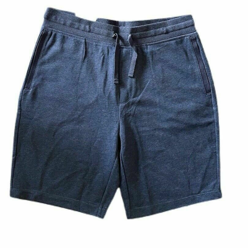 32 Degrees Cool Mens French Terry Shorts (Navy, X-Large)