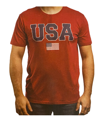 GALT Men's Patriotic T-Shirt - American Flag Design, Premium Quality, Made in USA - Celebrate American Pride!