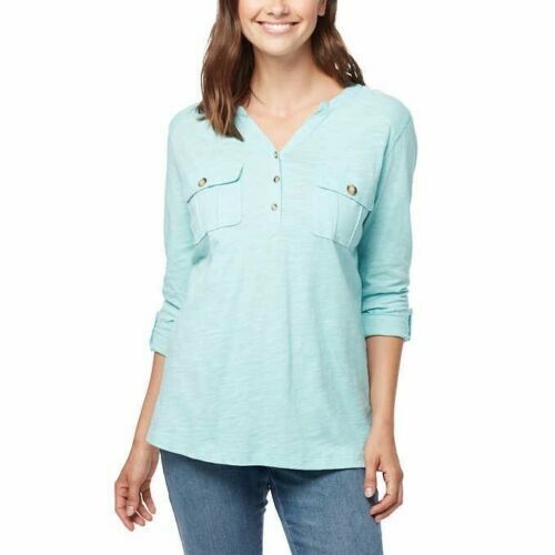 Gloria Vanderbilt Penelope Solid Top - Versatile and stylish women's top in classic design, perfect for any occasion.