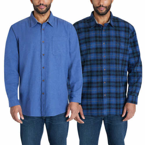 Lee Men's Flannel Shirt 2-pack