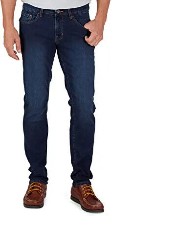 Weatherproof Vintage Men's Stretch Relaxed Fit Jeans
