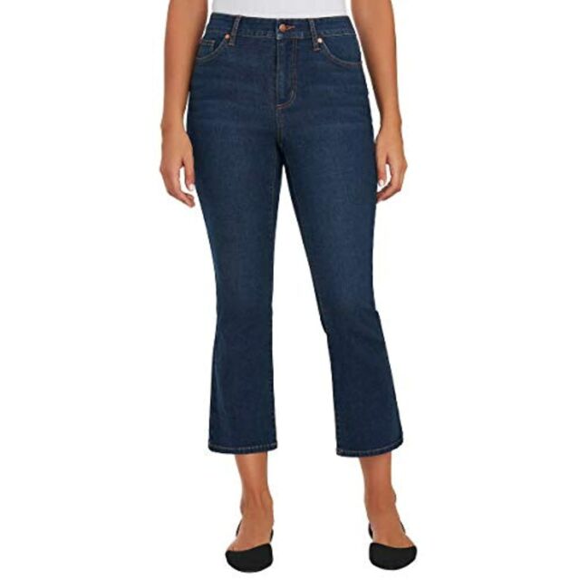 Chaps Women's Mid Rise Crop Kick Jeans Pant (Verona,4/27)