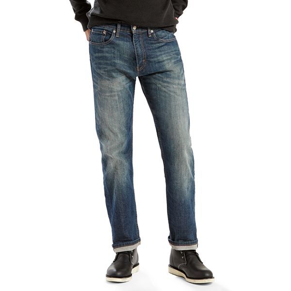 Levi's Men's 505 Regular Jeans - Classic Fit Denim for Comfortable Everyday Wear | Shop Now