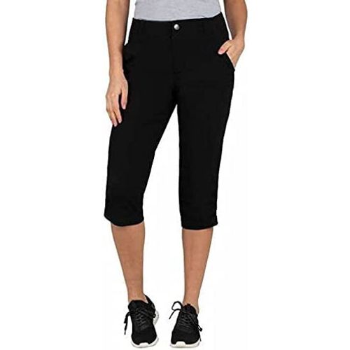 KHOMBU Women's Stretch Capri Pants - Comfortable and Versatile Capris for Active Women