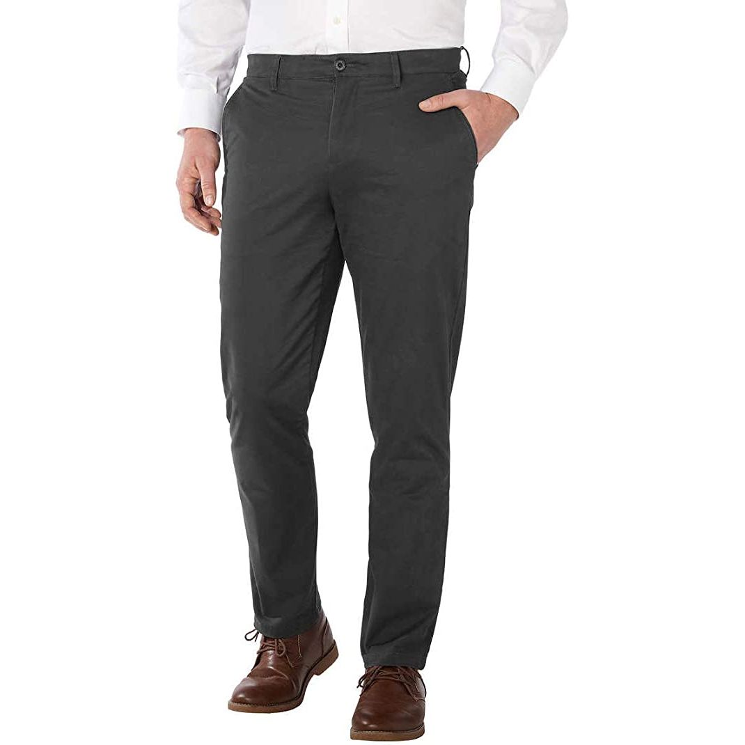 English Laundry Men's Bryant Chino Pants - Premium Cotton Blend Casual Pants for Men