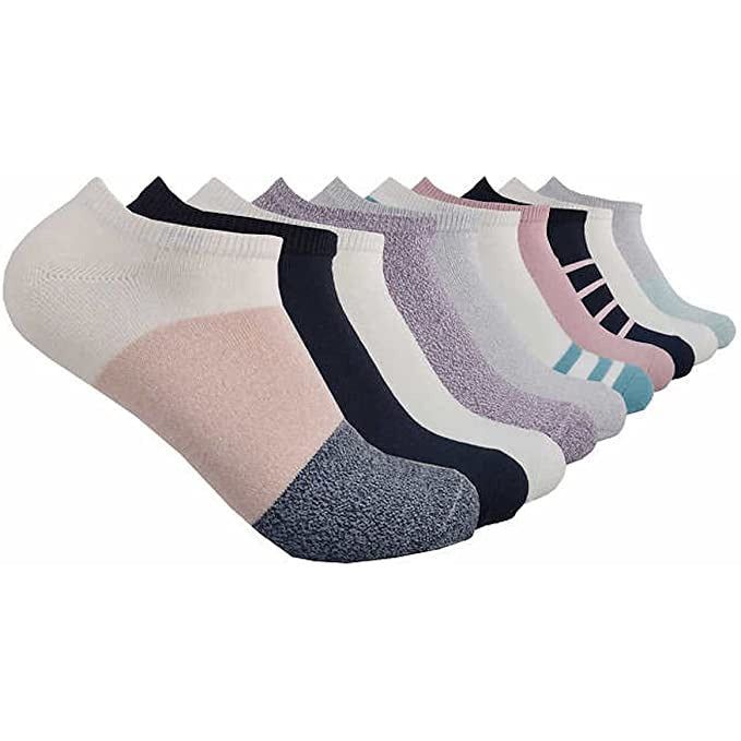 Lucky Brand Women's Super Soft No Show Socks - 10 Pack