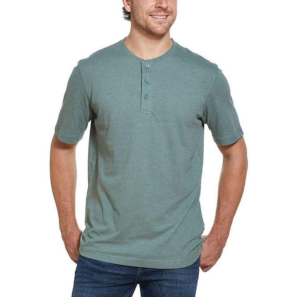 Weatherproof Vintage Men's Henley Shirt - Classic Style, Comfortable Fit, Breathable Fabric - Multiple Colors Available