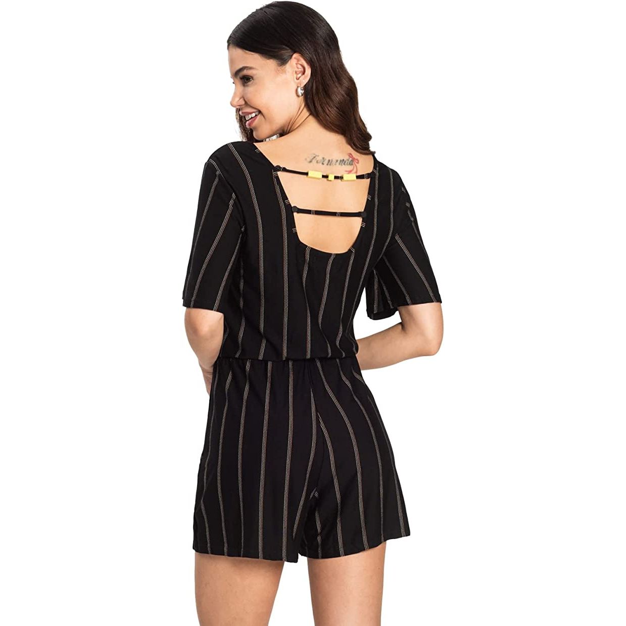 Endless Collection Women's Elasticated Waist Romper - Stylish and Versatile Summer Fashion