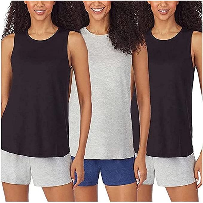Jane and Bleecker Women's 3 Pack Lounge Tank Top
