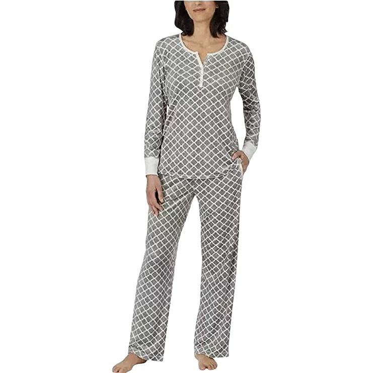 Nautica Women's Fleece Pajama Sleepwear Set - Cozy and Stylish Loungewear