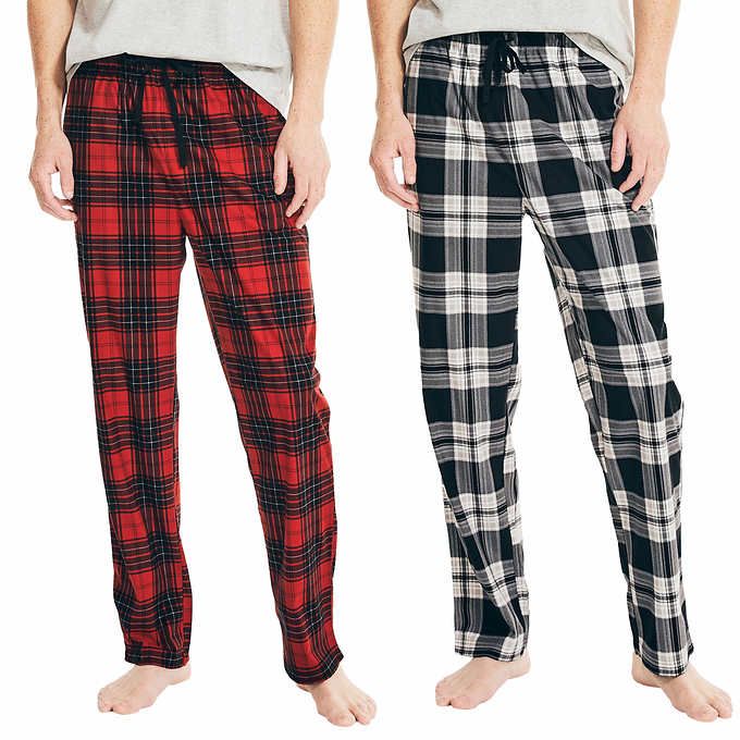 Nautica Men's Soft Fleece Pajama Pants Set - Cozy Comfort in 2-Pack