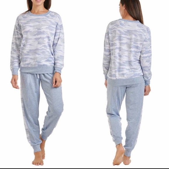 Splendid Women's 2 Piece Crew Neck Pajama Set