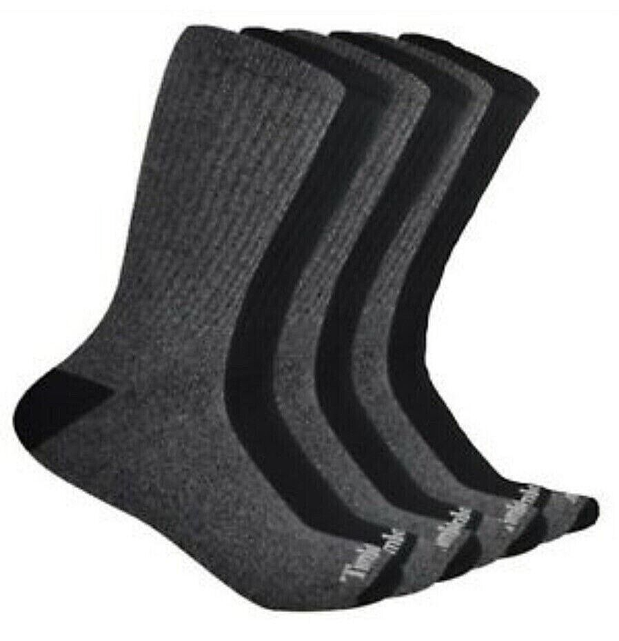 Timberland Men's Cushioned Crew Socks, 6 Pairs