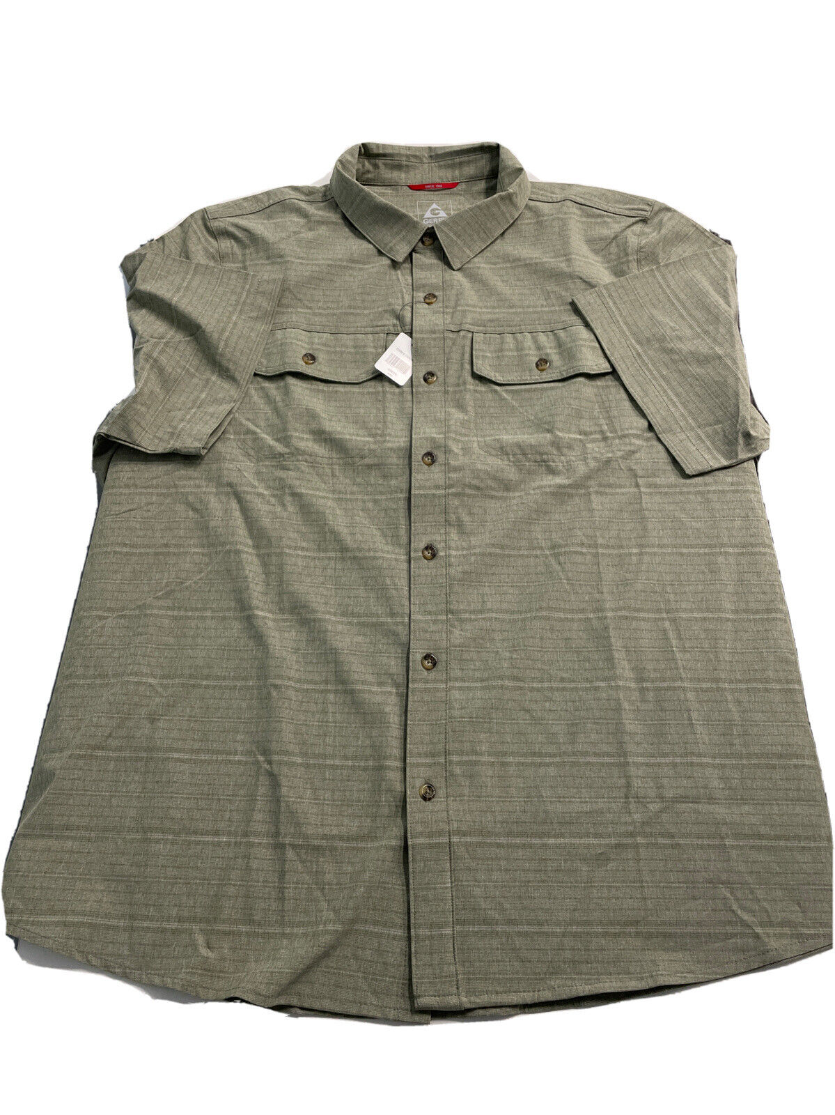 Gerry Men's Short Sleeve Quick Dry Tech Woven Shirt 