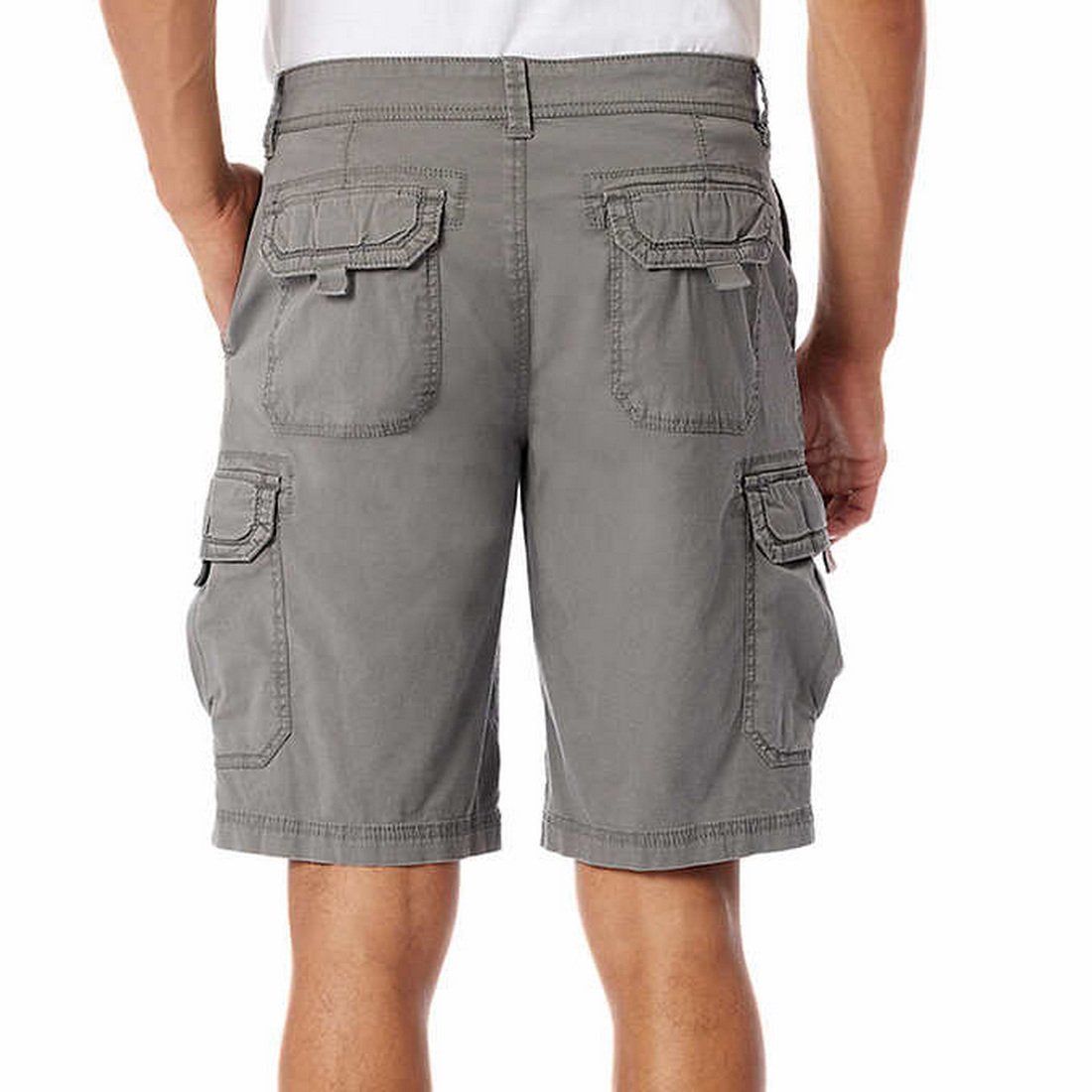 UNIONBAY Men's Midweight Flex Waist Cargo Shorts - Durable Outdoor Adventure Shorts with Multiple Pockets