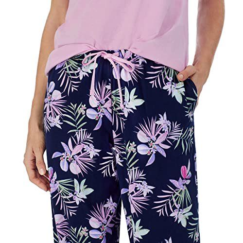 CAROLE HOCHMAN Women's Pajama Set - 4 Piece Sleep & Lounge Wear for Women, Soft and Comfy Loungewear