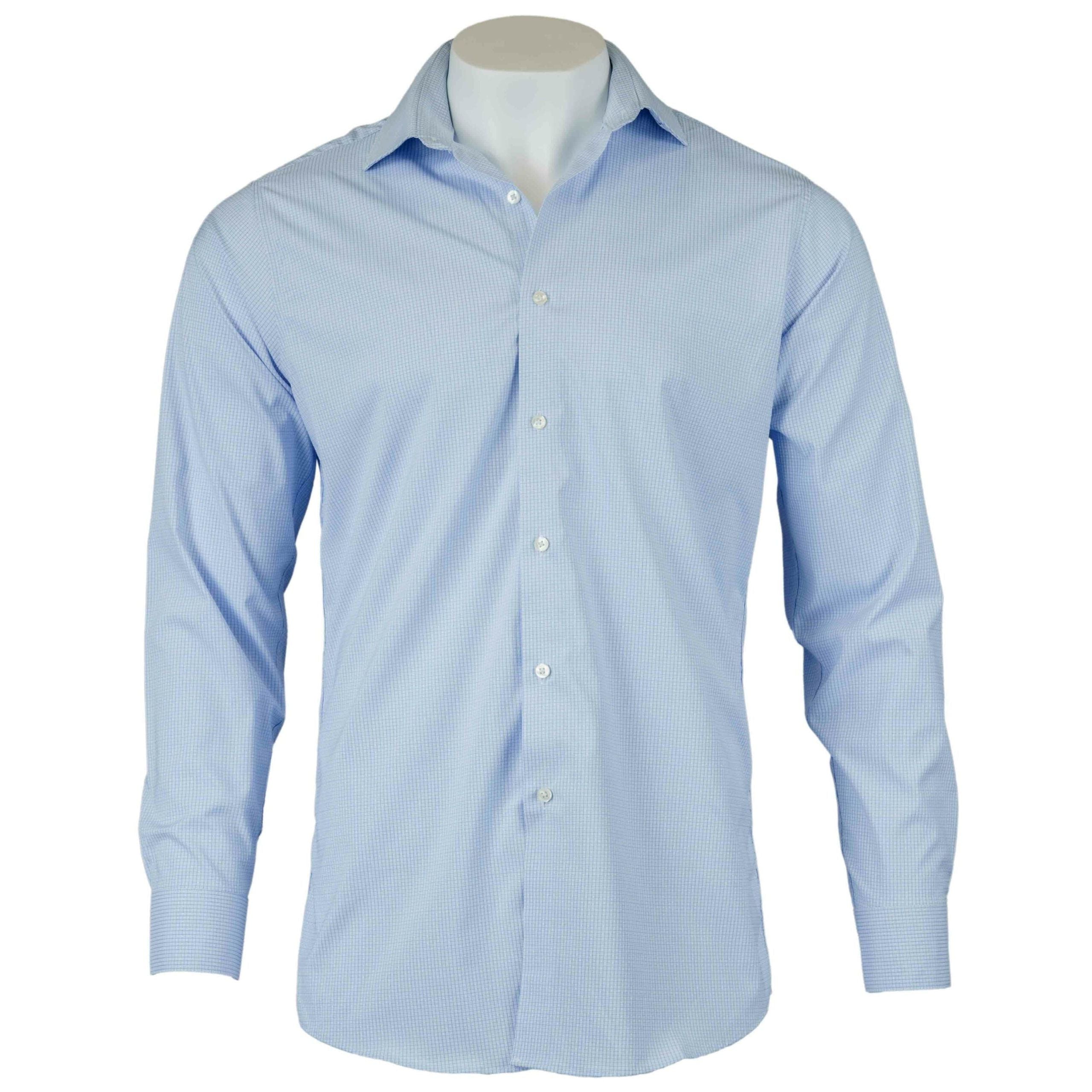 Perry Ellis Men's Slim Fit Spread Collar Dress Shirt