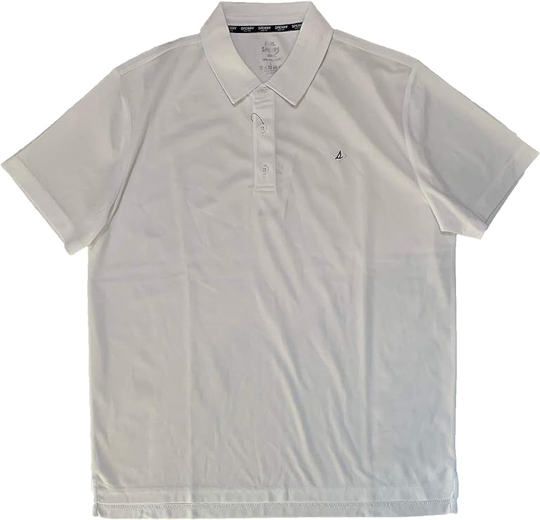 Paul Sperry Men's Moisture Wicking Classic Fit Short Sleeve Polo