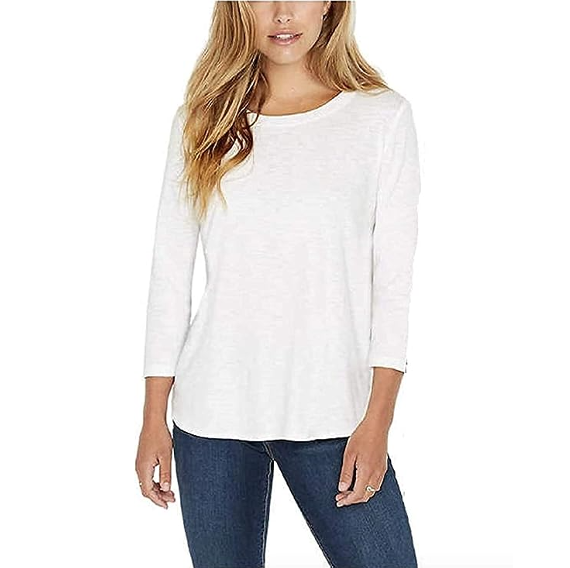 Kirkland Signature Women's Cotton Slub Tee - Comfortable and Stylish Cotton Tee for Women