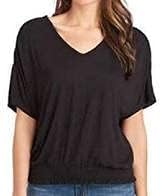 Jessica Simpson Casual Women's Shirt (Black, X-Large)