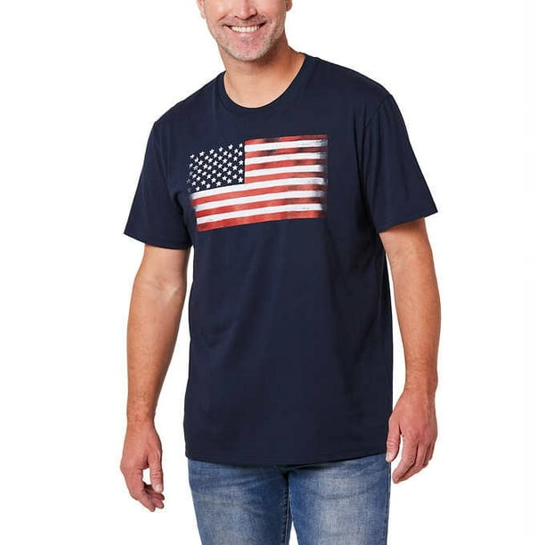 General Standard MenÃ¢â‚¬â„¢s Patriotic T-Shirt (Navy, Medium)