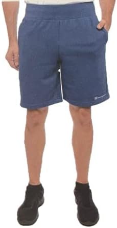 Champion Men's French Terry Short (Shield Blue, M)