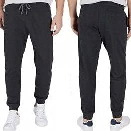 Weatherproof Vintage Men's Sweatpants (Charcoal Heather, L)