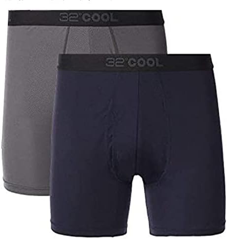 32 Degrees Cool Men's 3-Pack Comfort Mesh Boxer Brief 