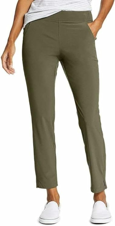 Eddie Bauer Women's Departure Ankle Pants (DK Thyme, 3X)