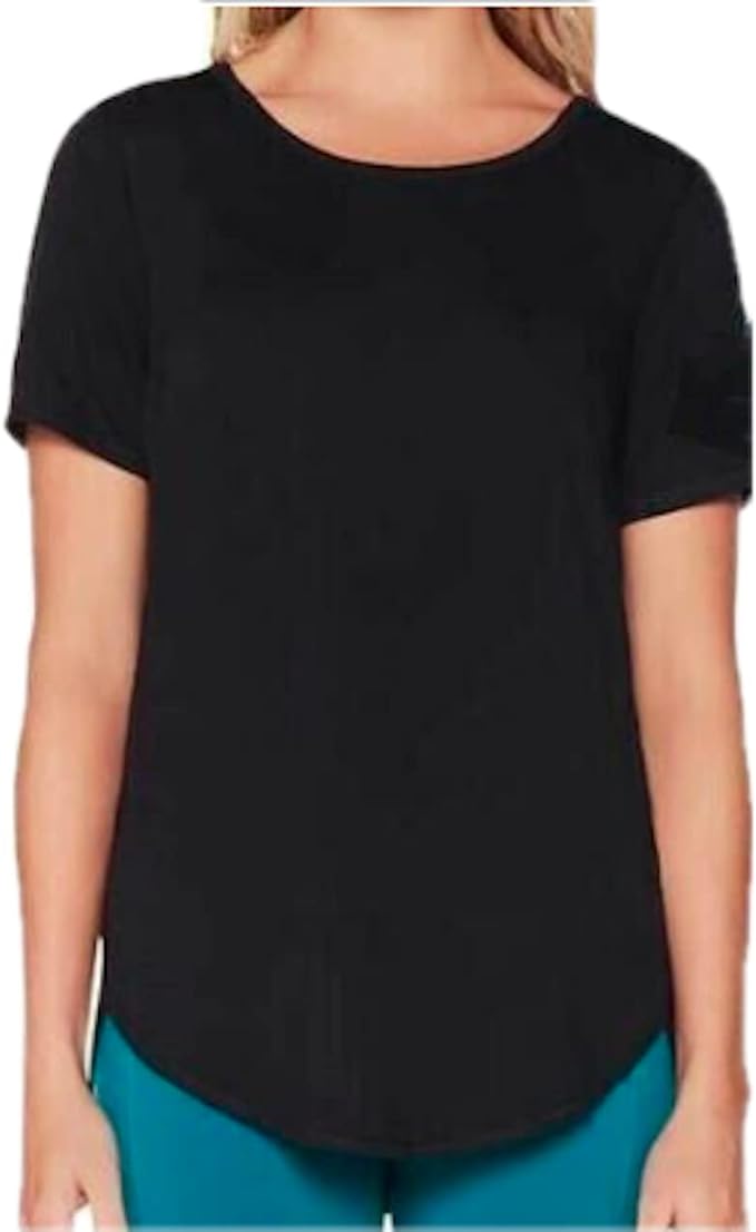 Skechers Gowalk Women's Short Sleeve Tunic Tee (Black, Small)