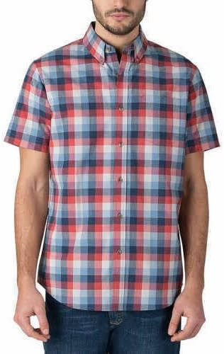 Lee Short Sleeve Woven Shirt (Steel blue, L)