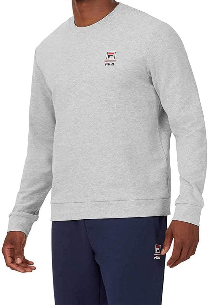 FILA Mens Sweatshirt (Gray, X-Large)